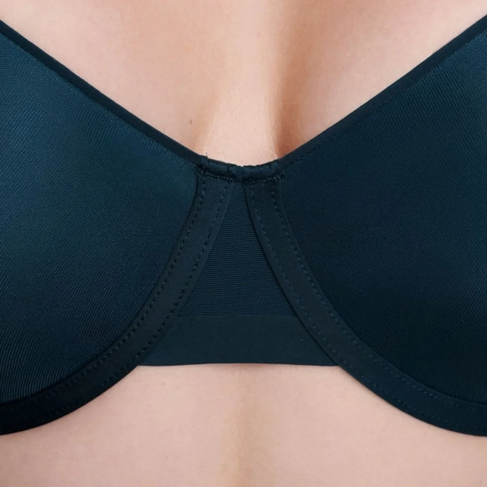 CUUP The Demi T-Shirt - Spacer Sz 44C Teal Underwire Bra New WL296 - Picture 5 of 10